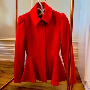 NWT Ted Baker Peplum Wool Coat